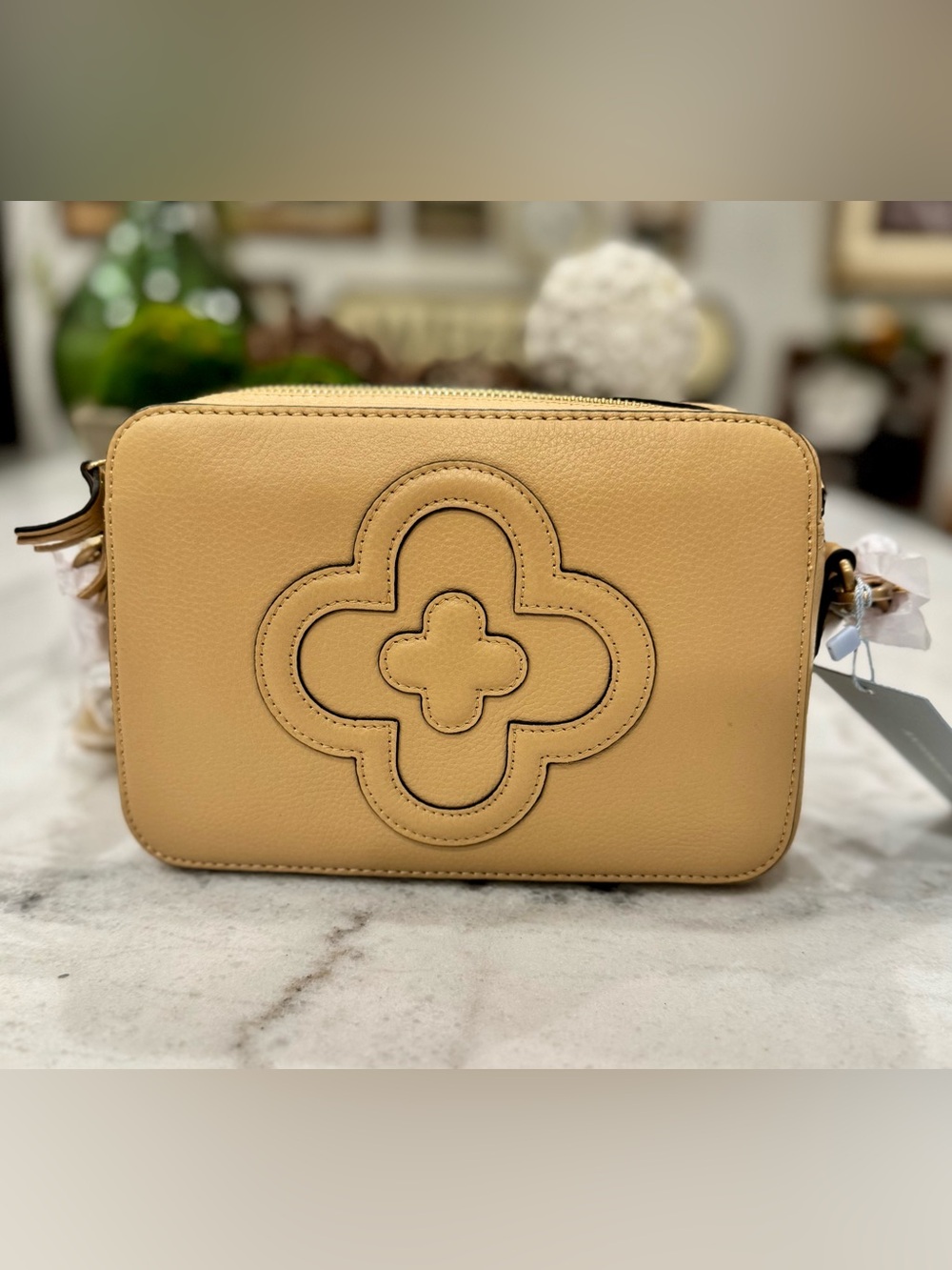 Antonio Melani Lily Trupunto Patch Crossbody Bag